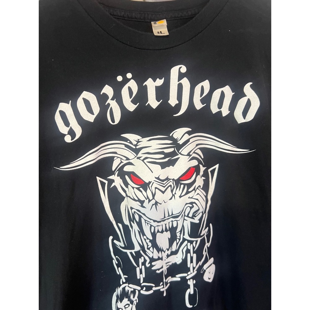 Shirt.Woot Gozerhead Zuul Ghostbusters Motorhead Mashup Black T-Shirt Mens L